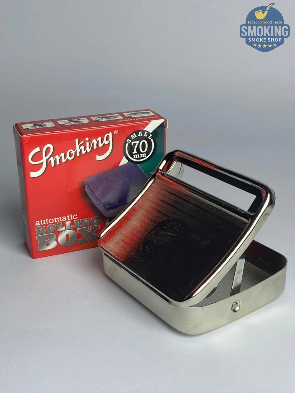 Smoking Cigarette Rolling Machine علبة/مكنة لف السجائر اليدوية ماركة سموكنج 