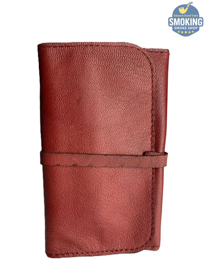 🐐 Genuine Leather Tobacco Pouch — جراب تبغ وعدة لف مصنوع من جلد ماعز مصري طبيعي 100%