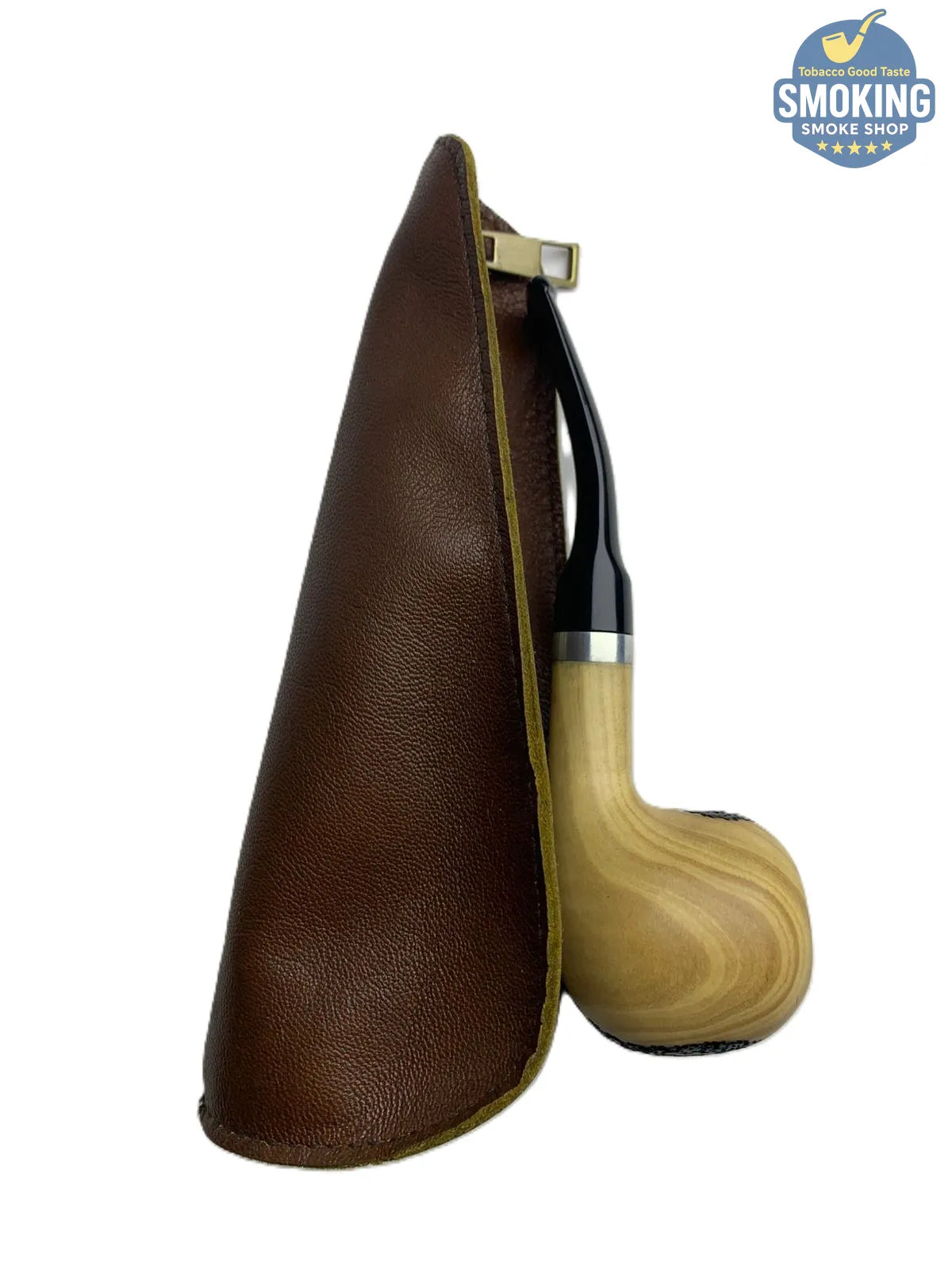 Pipe Leather Pouch 100% Natural Egyptian Goat Leather — جراب بايب من جلد الماعز المصري الطبيعي 100%