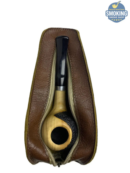 Pipe Leather Pouch 100% Natural Egyptian Goat Leather — جراب بايب من جلد الماعز المصري الطبيعي 100%