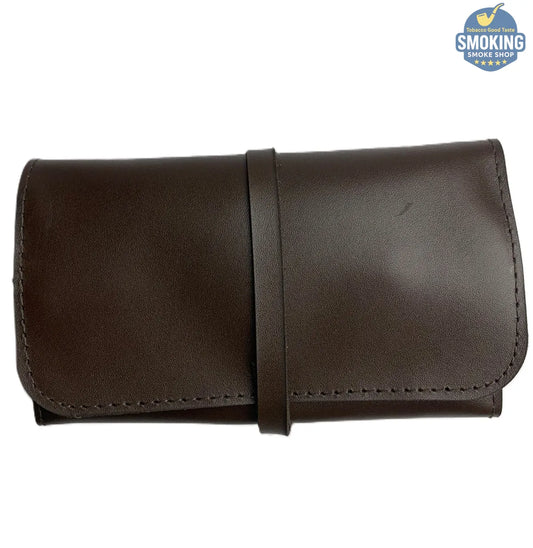 Genuine Leather Tobacco Pouch — جراب تبغ وعدة لف مصنوع من جلد بقري مصري طبيعي 100%