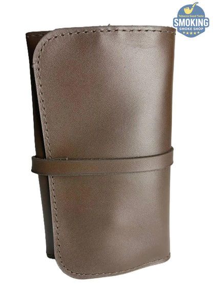Genuine Leather Tobacco Pouch — جراب تبغ وعدة لف مصنوع من جلد بقري مصري طبيعي 100%