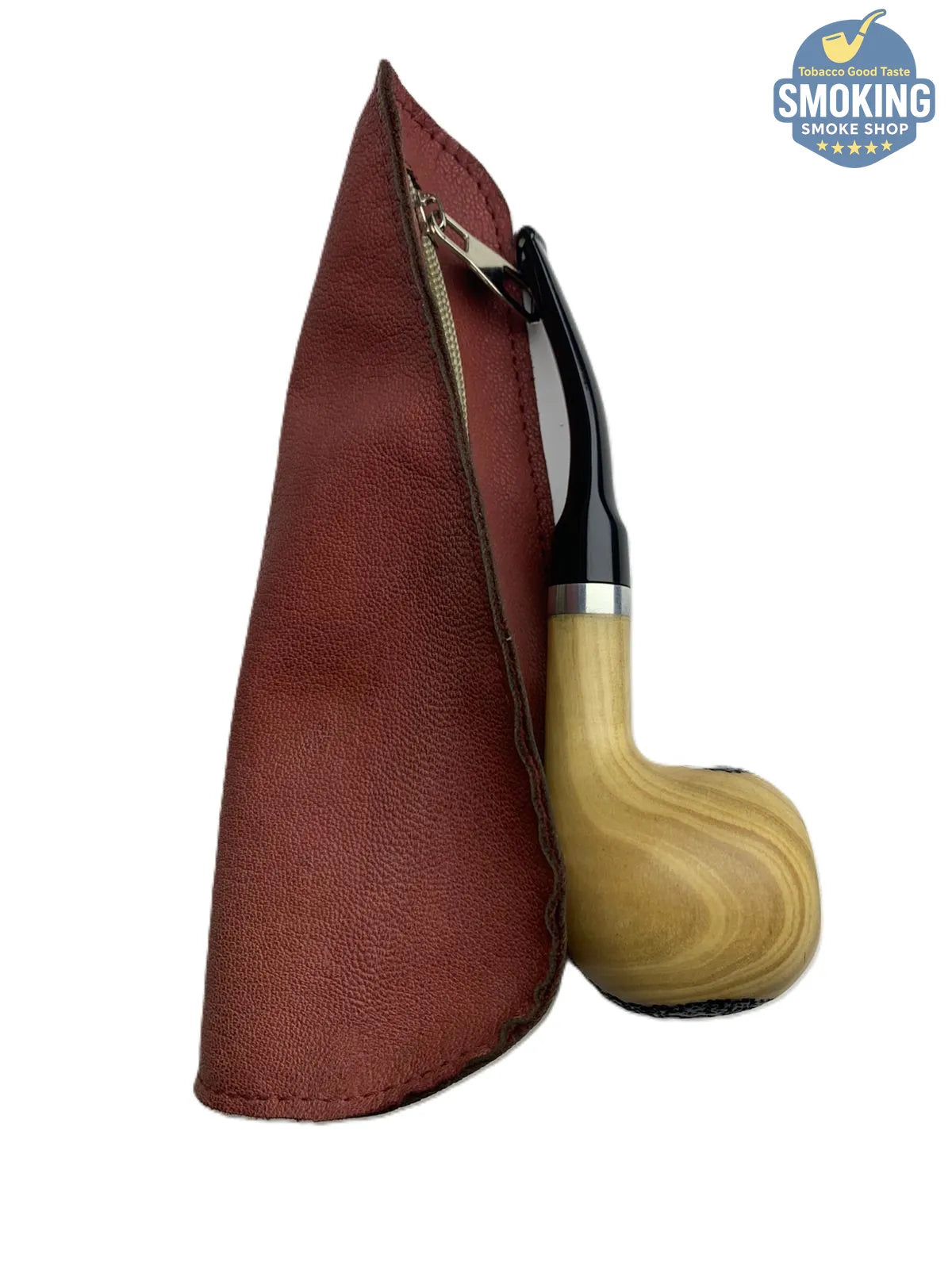 Pipe Leather Pouch 100% Natural Egyptian Goat Leather — جراب بايب من جلد الماعز المصري الطبيعي 100%
