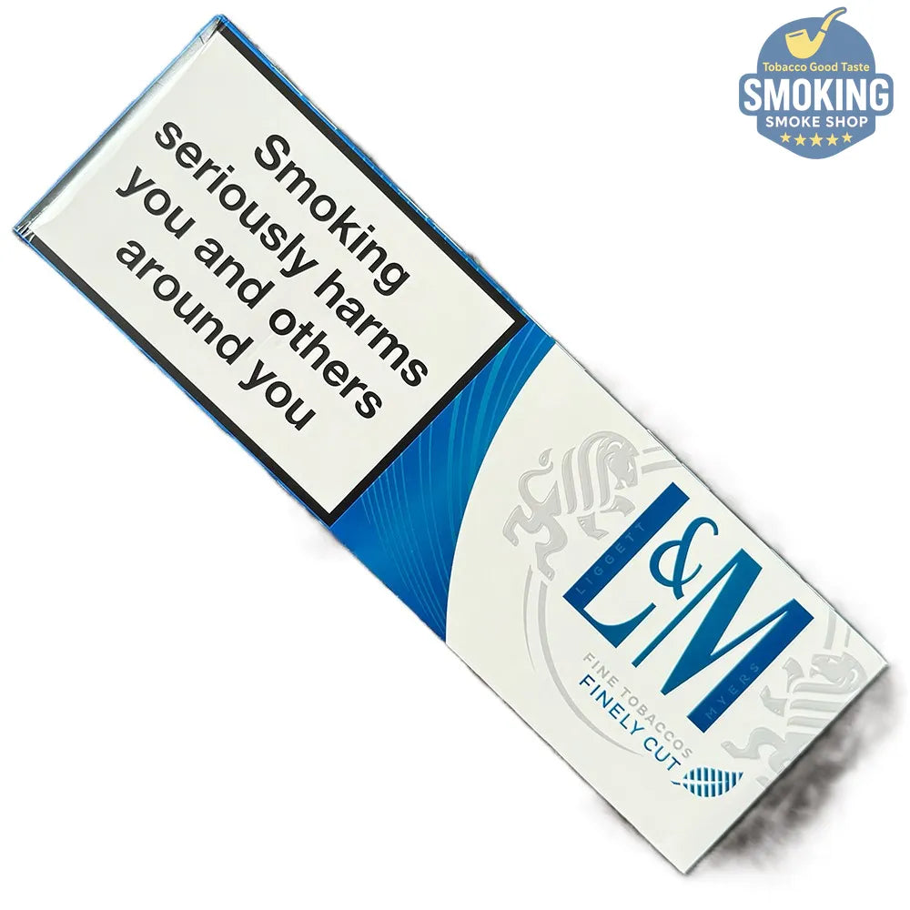 L&M Fine Cut Cigarettes —ال&ام احمر وازرق فاين كت سويسري 