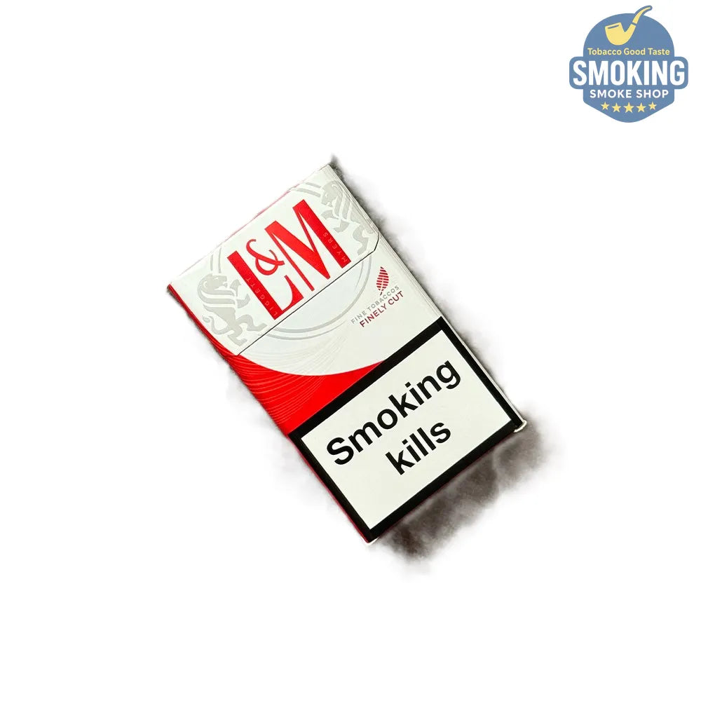 L&M Fine Cut Cigarettes —ال&ام احمر وازرق فاين كت سويسري 