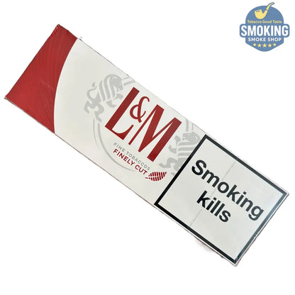 L&M Fine Cut Cigarettes —ال&ام احمر وازرق فاين كت سويسري 