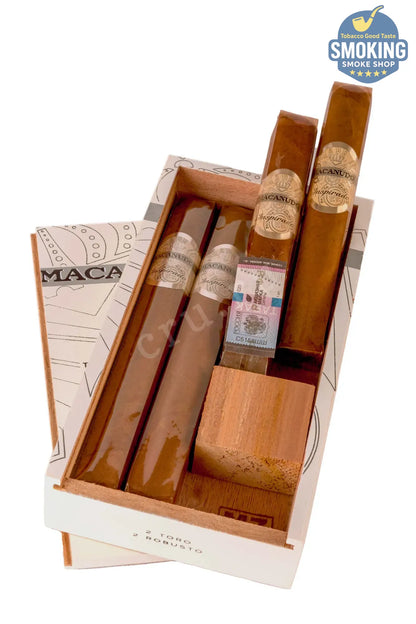 Macanudo Inspirado White Travel Edition (2Toro & 2Robusto) -  ق ماكانودو إنسبيرادو وايت إصدار السفر (2 تورو و2 روبوستو)