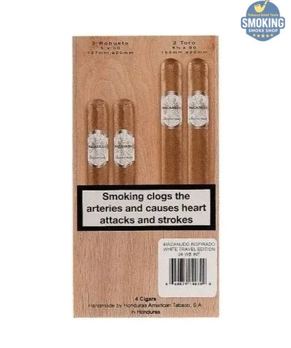 Macanudo Inspirado White Travel Edition (2Toro & 2Robusto) -  ق ماكانودو إنسبيرادو وايت إصدار السفر (2 تورو و2 روبوستو)