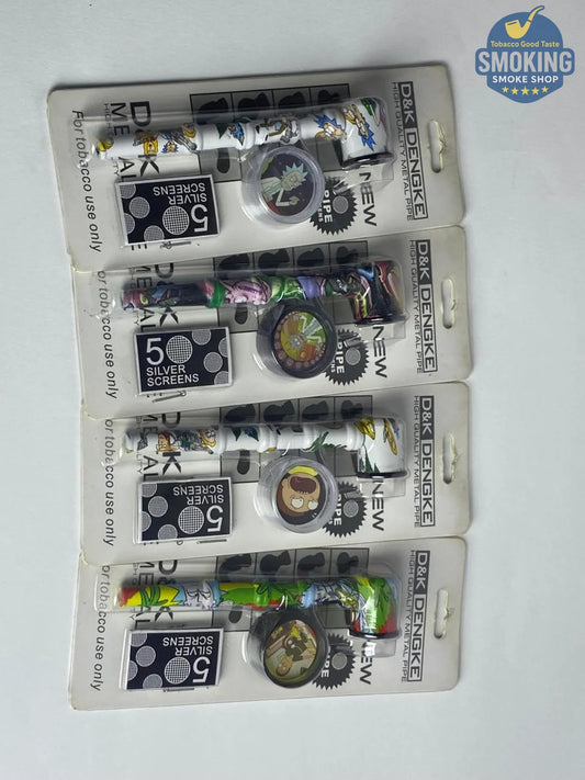 D&K Rick & Morty Metal Pipe — مدواخ معدني دي آند كيه بتصميم كارتون ريك ومورتي