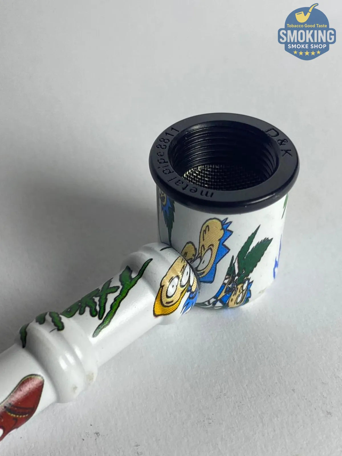 D&K Rick & Morty Metal Pipe — مدواخ معدني دي آند كيه بتصميم كارتون ريك ومورتي