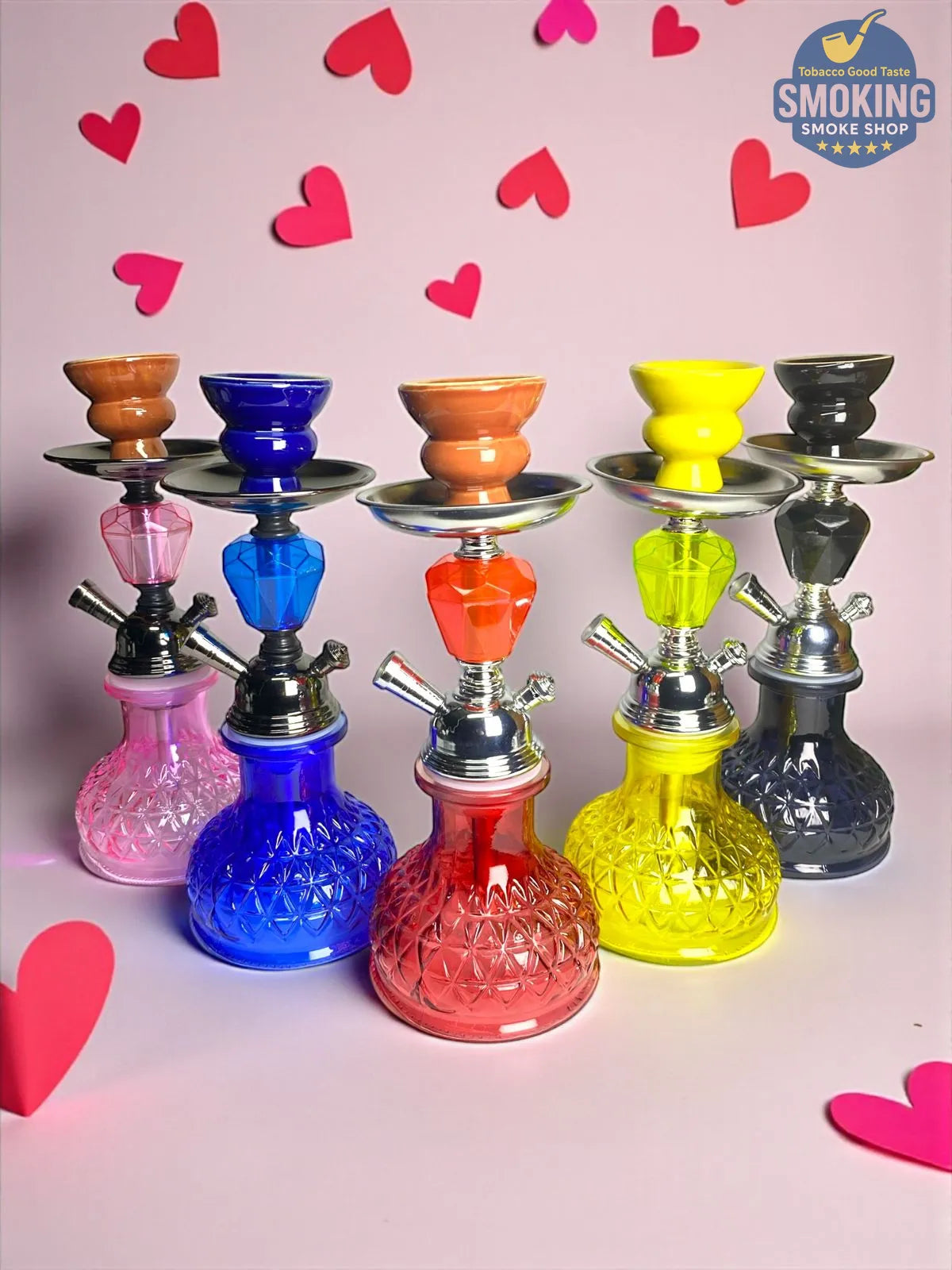 Hero Mini Colored Fatota 32 CM shisha - ادام ميني فطوطة شيشة 30 سم الوان