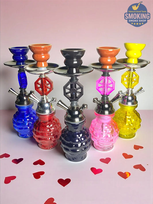 Lutos Mini Colored Fatota 32 CM shisha - لوتس ميني فطوطة شيشة 30 سم الوان