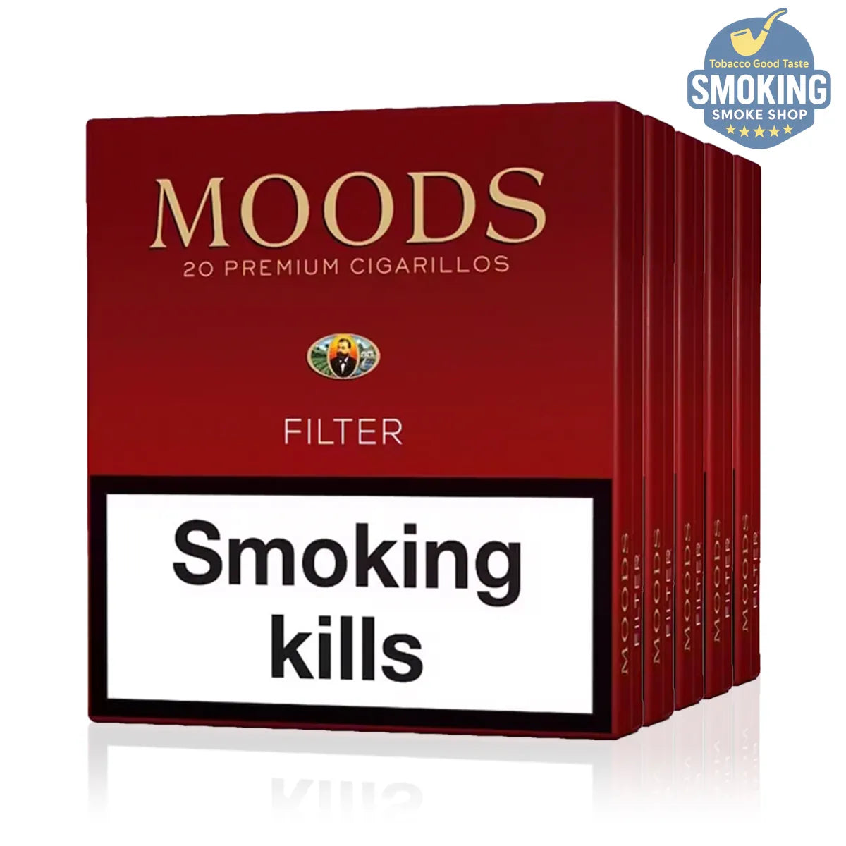 MOODS Cigarillos Collection 20pcs — مجموعة سيجاريللو مودز الألماني علبة 20 سيجاريلو (4 أنواع)