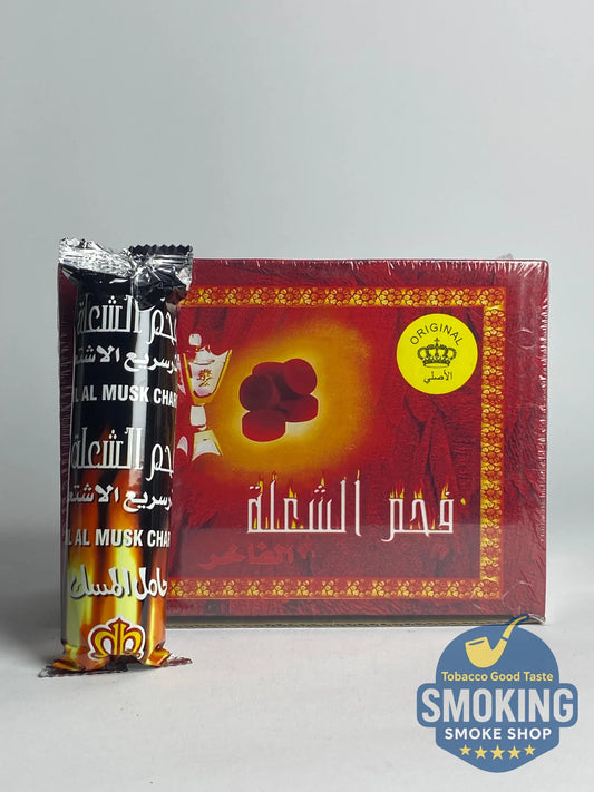 Musk charcoal فحم الشعلة اقراص سريع الاشتعال 