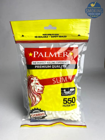 PALMER Cigarette Filters Large فلتر سجاير لف ابيض ماركة بالمر كومبو