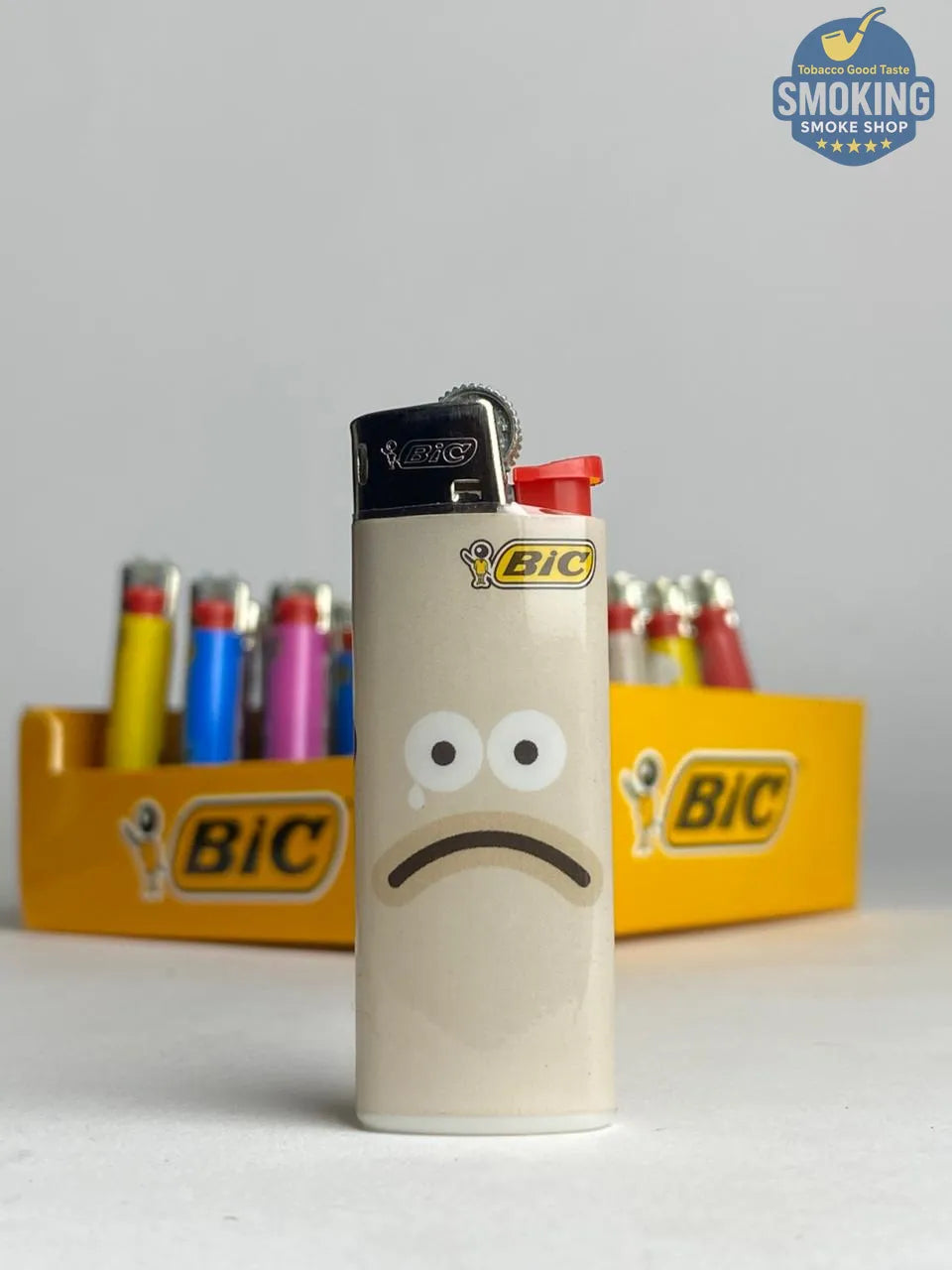 🔥 ولاعة BIC بتصميم الوجوه التعبيرية – BIC Emoji Lighter