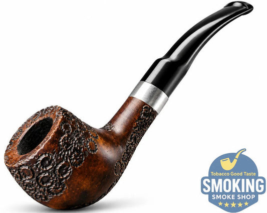half Turkish Bent outdoorsman pipe بايب ( وسط ) اوت دور تركي محلي منحي