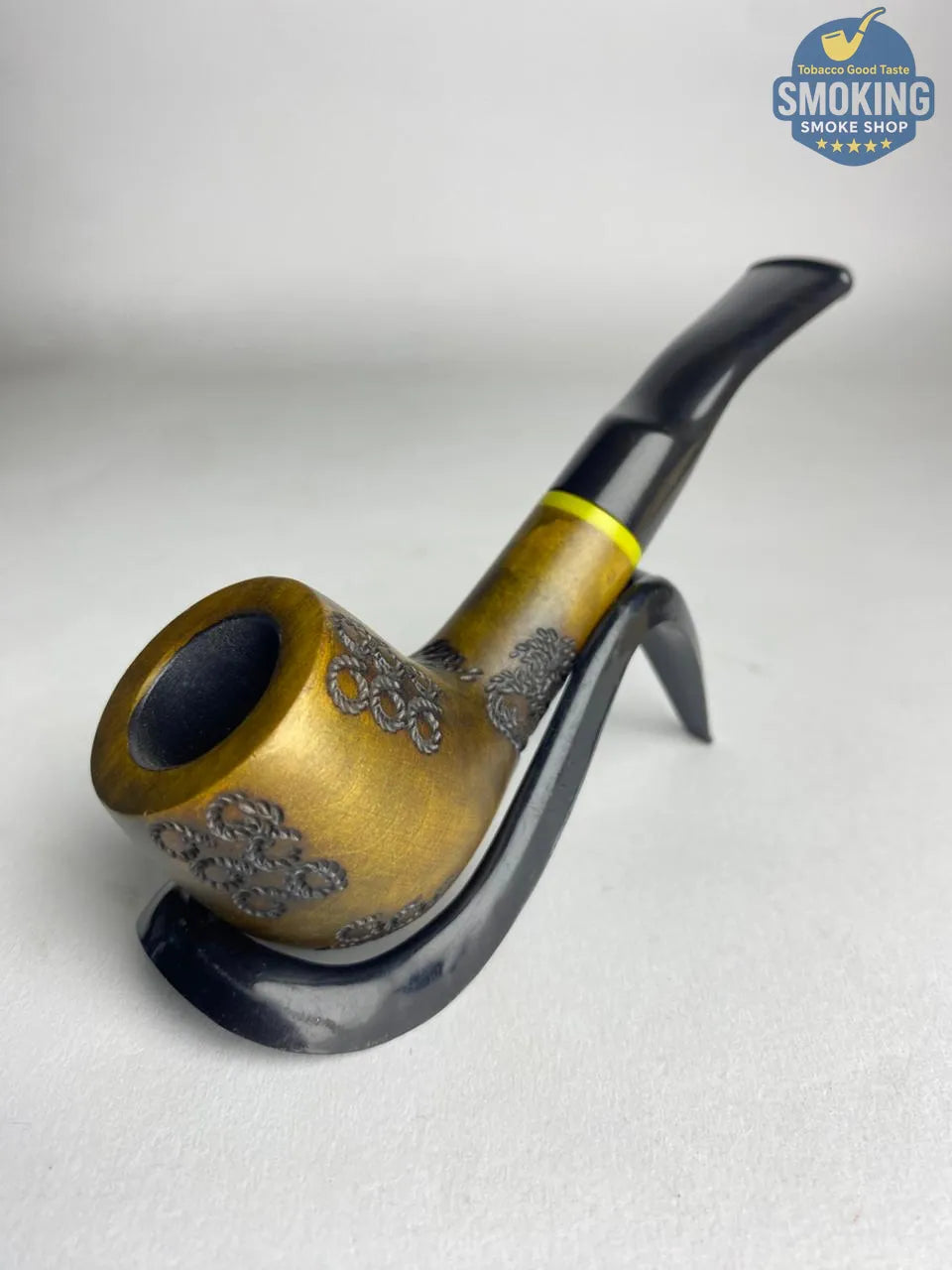 Turkish Bent outdoorsman pipe بايب اوت دور تركي محلي منحي