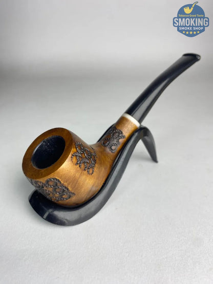 Turkish Bent outdoorsman pipe بايب اوت دور تركي محلي منحي