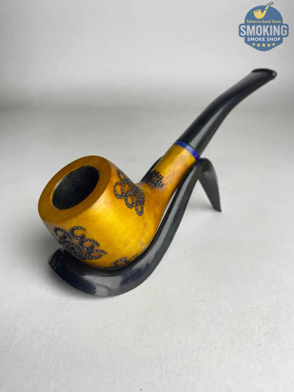 Turkish Bent outdoorsman pipe بايب اوت دور تركي محلي منحي