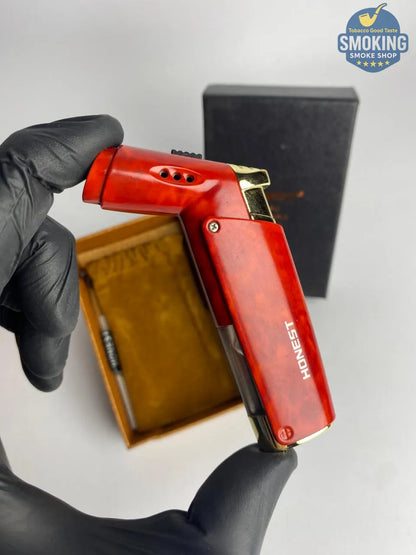 Single Torch Jet Lighter — ولاّعة بايب تورش منفردة ( ذهبي - احمر - اسود )