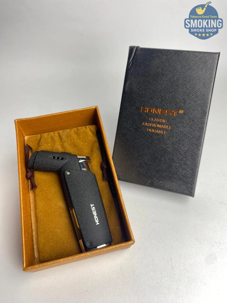 Single Torch Jet Lighter — ولاّعة بايب تورش منفردة ( ذهبي - احمر - اسود )