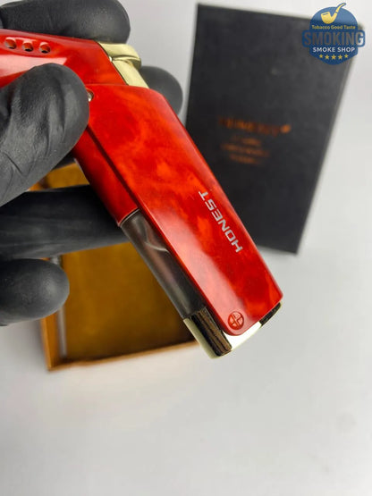 Single Torch Jet Lighter — ولاّعة بايب تورش منفردة ( ذهبي - احمر - اسود )