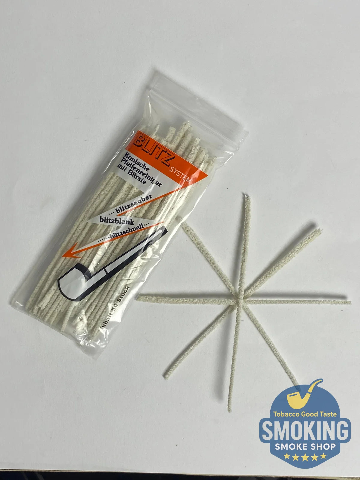 BLITZ Pipe Cleaners سلاكة بايب معدنية بقطن ماص 