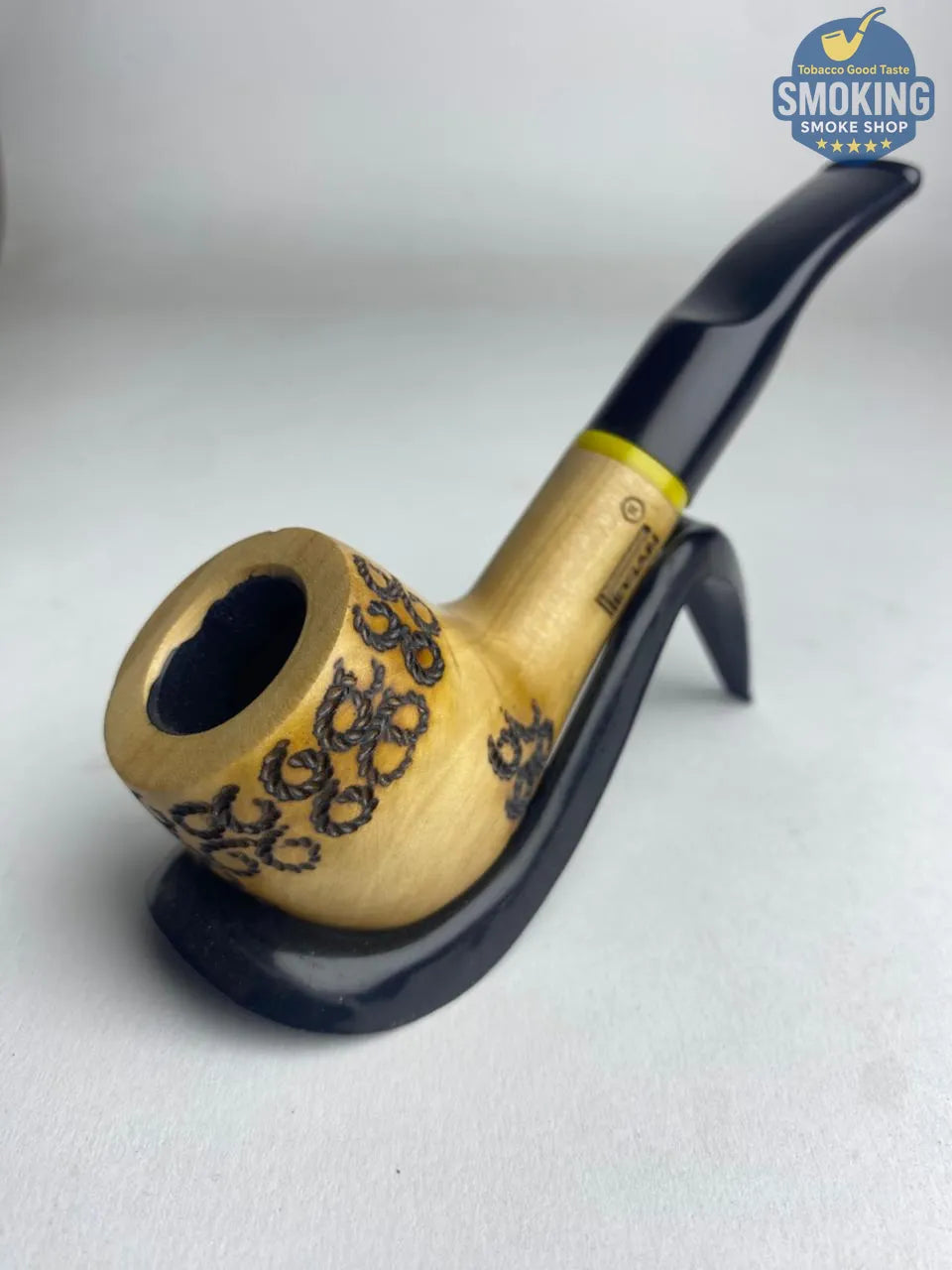 Pipsan half Turkish Bent outdoorsman pipe بايبسان بايب ( وسط ) اوت دور تركي محلي منحي