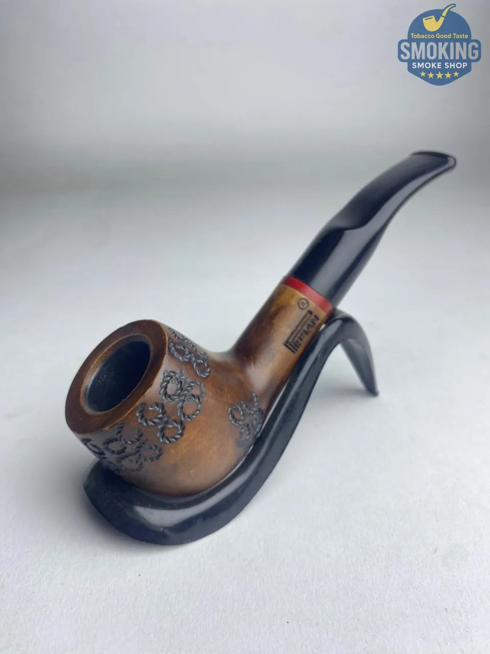 Pipsan half Turkish Bent outdoorsman pipe بايبسان بايب ( وسط ) اوت دور تركي محلي منحي