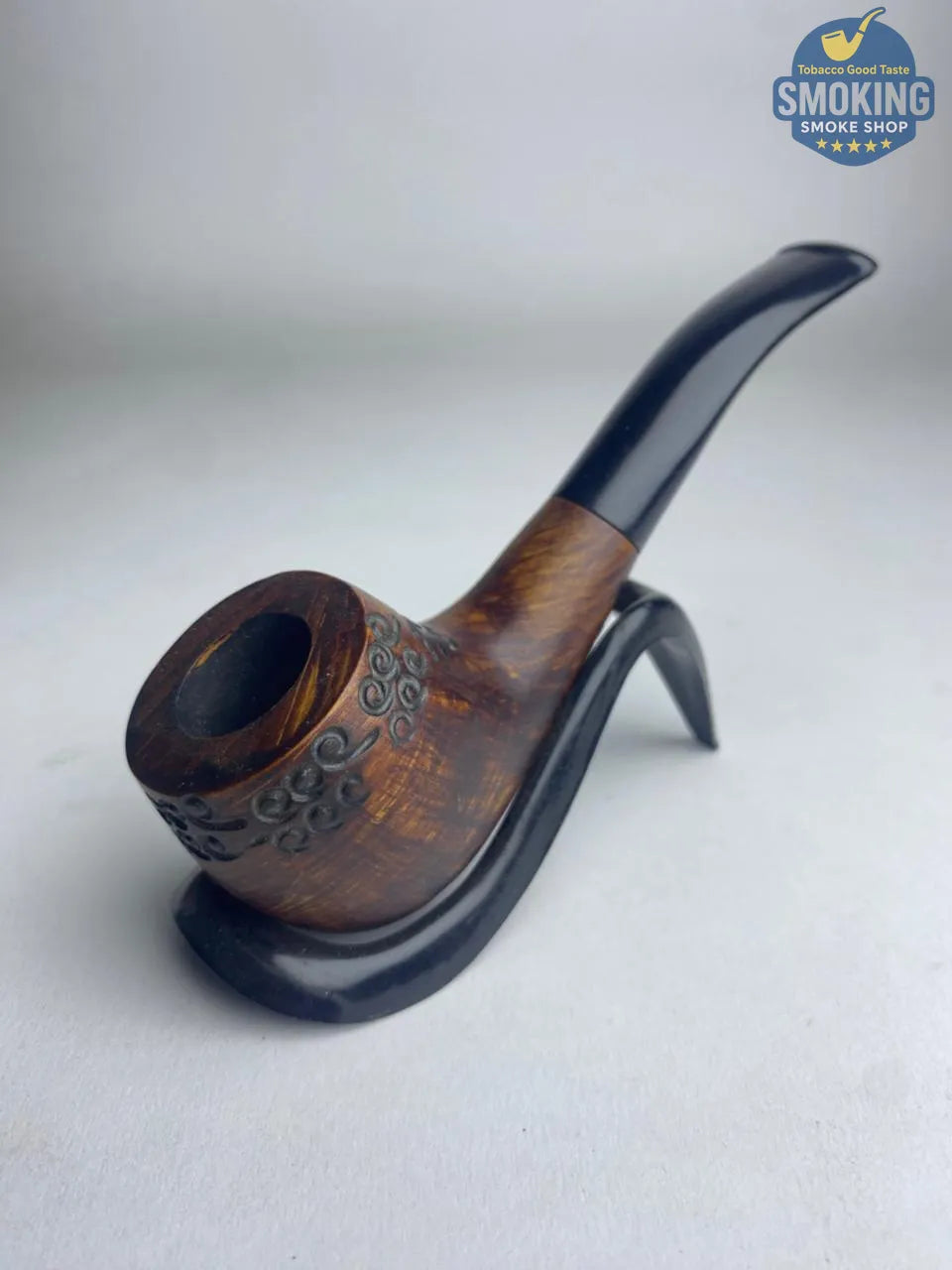 Pipsan half Turkish Bent outdoorsman pipe بايبسان بايب ( وسط ) اوت دور تركي محلي منحي