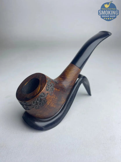 Pipsan half Turkish Bent outdoorsman pipe بايبسان بايب ( وسط ) اوت دور تركي محلي منحي