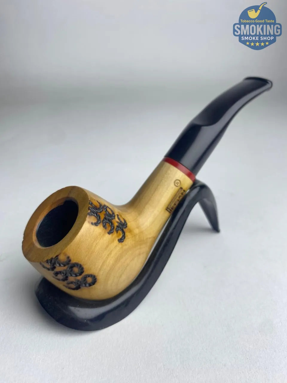 Pipsan half Turkish Bent outdoorsman pipe بايبسان بايب ( وسط ) اوت دور تركي محلي منحي