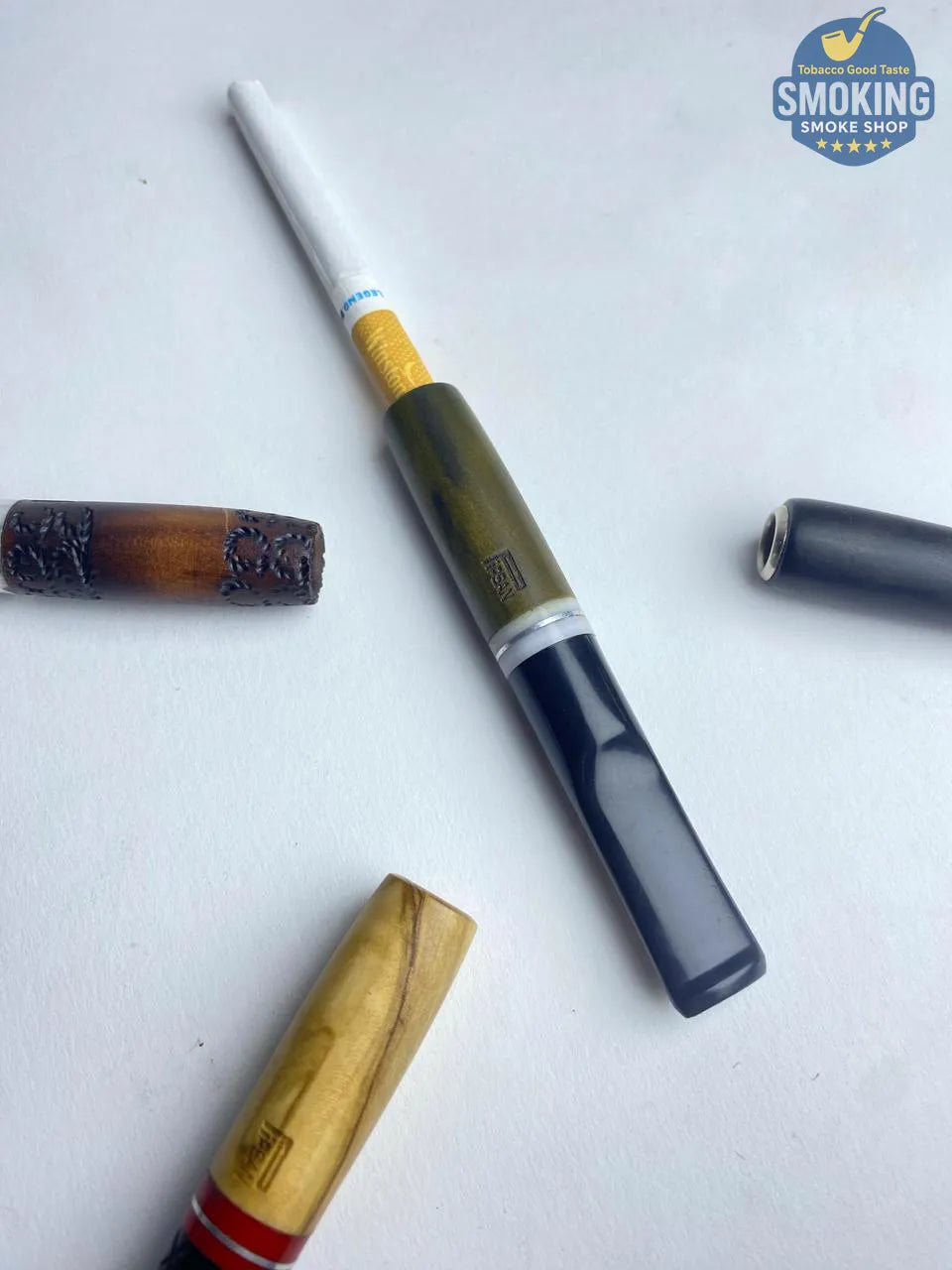 🚬 PIPSAN Wooden Cigarette Holder — مبسم سجائر خشبي فاخر من بيبسان