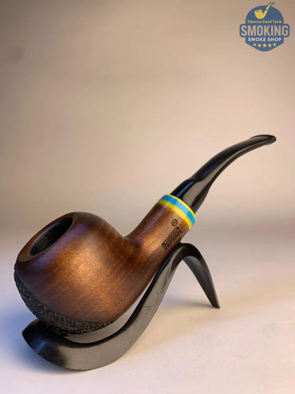 Pipsan Apple colored Stem pipe بايبسان آبل بايب تركي خشب ساق سوداء