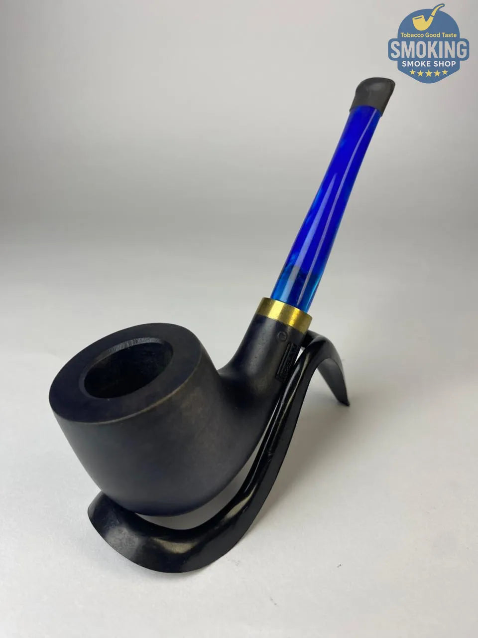 Pipsan Bent Half Apple colored Stem pipe بايبسان نصف آبل بايب منحني ساق ملونة