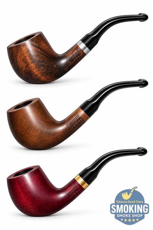 Pipsan Bent half Apple pipe بايبسان نصف آبل بايب منحني
