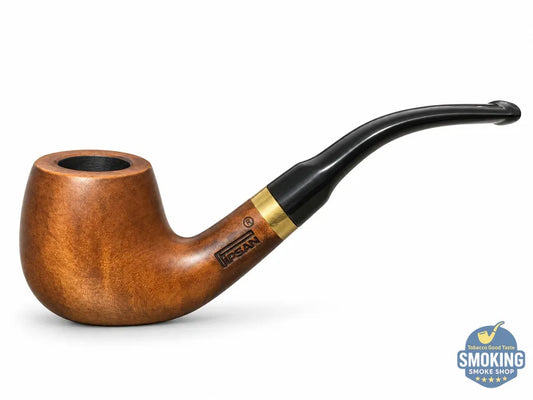 Pipsan Bent outdoorsman Self-Standing pipe بايبسان اوت دور بايب خشب تركي منحني ذاتي الوقوف علي الطاولة