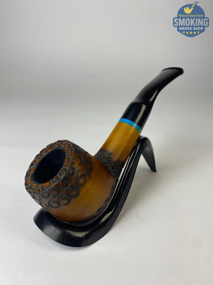 Turkish Bent outdoorsman pipe بايب اوت دور تركي محلي منحي