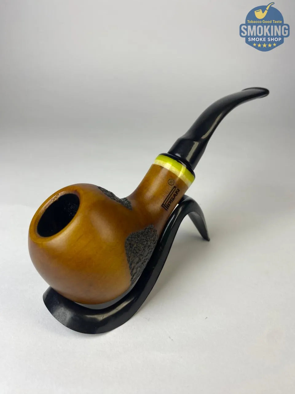 Pipsan Apple colored Stem pipe بايبسان آبل بايب تركي خشب ساق سوداء