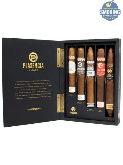 Plasencia Cigars 5 Exclusive Box Set — مجموعة بلاسينسيا الفاخرة (5 انواع سيجار مميزة مقاسات مختلفة )