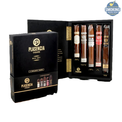 Plasencia Cigars 5 Exclusive Box Set — مجموعة بلاسينسيا الفاخرة (5 انواع سيجار مميزة مقاسات مختلفة )