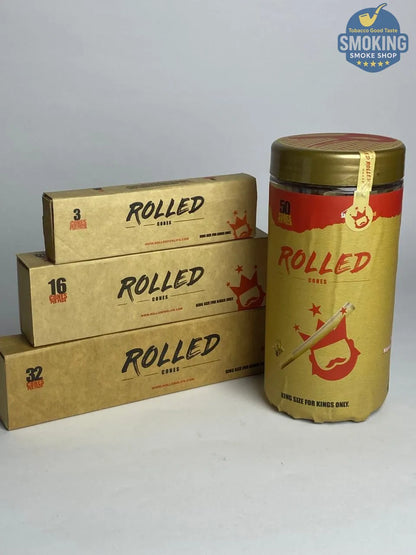 Rolled Cones — رولد كونز ورق لف ملفوف جاهز كونو بعدة أحجام  🇺🇸