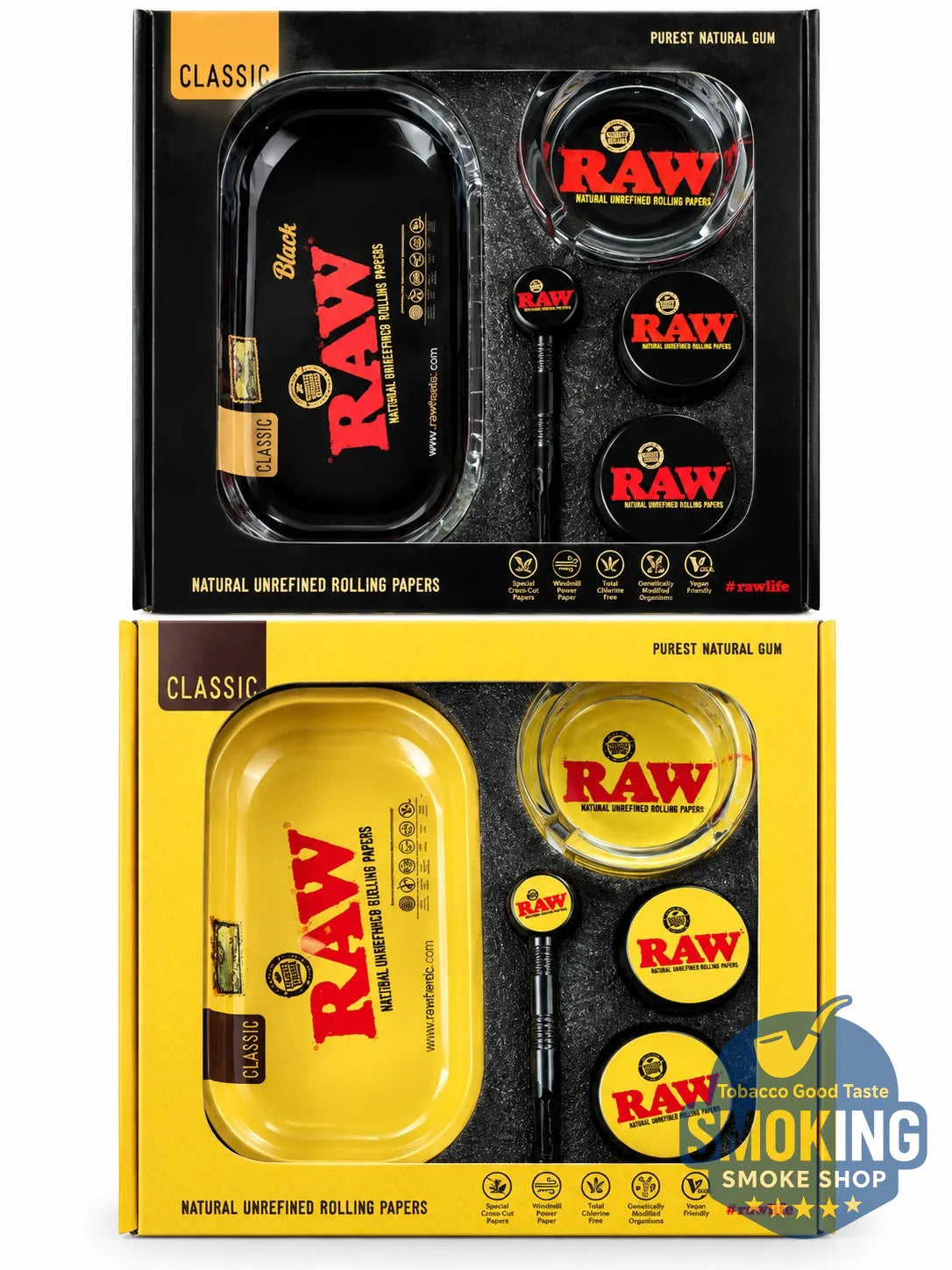 RAW Classic Smoking Accessories Gift Set — طقم إكسسوارات تدخين راو كلاسيك الفاخر