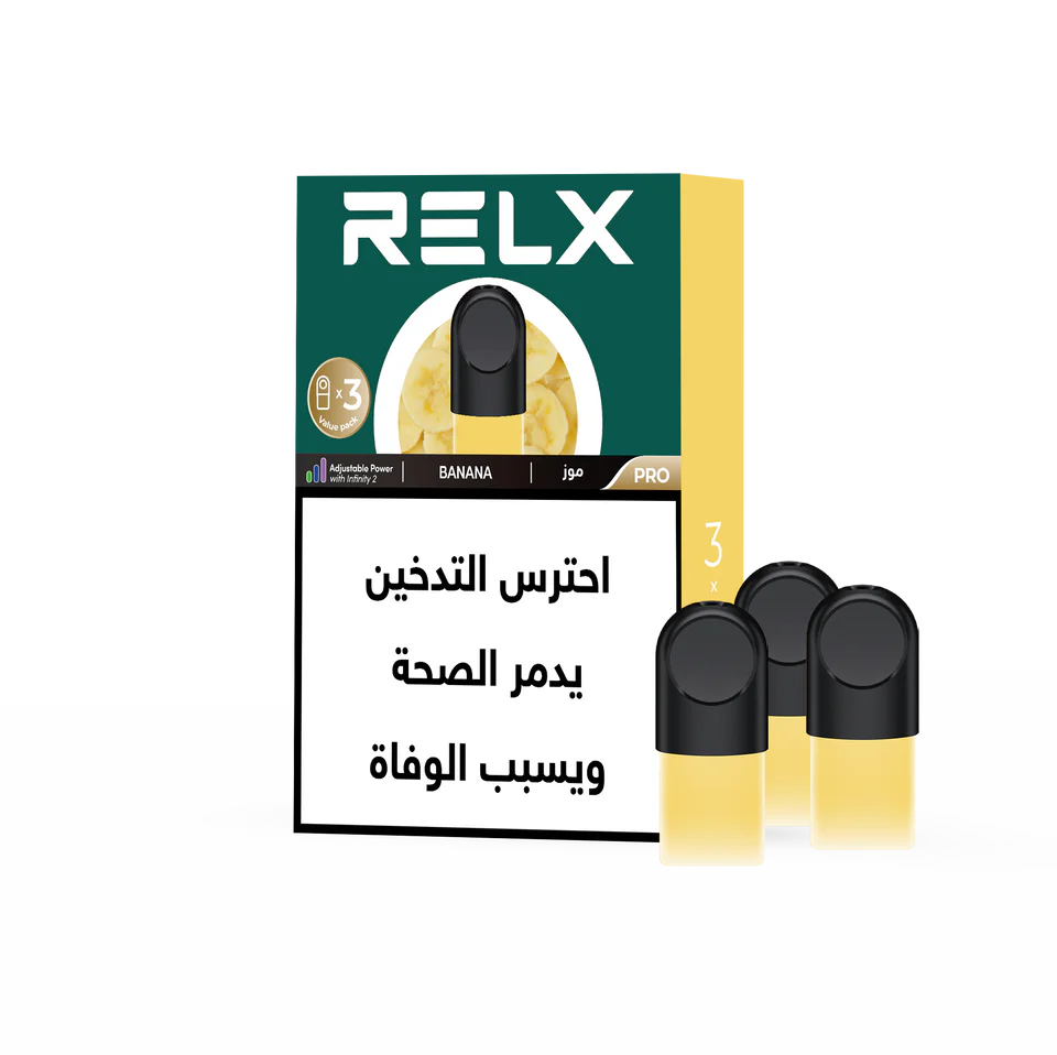 RELX Pod Pro replacement cartridge 2&3 ML غيار بود ريلاكس 2 و 3 ملي معبأة جاهزة 