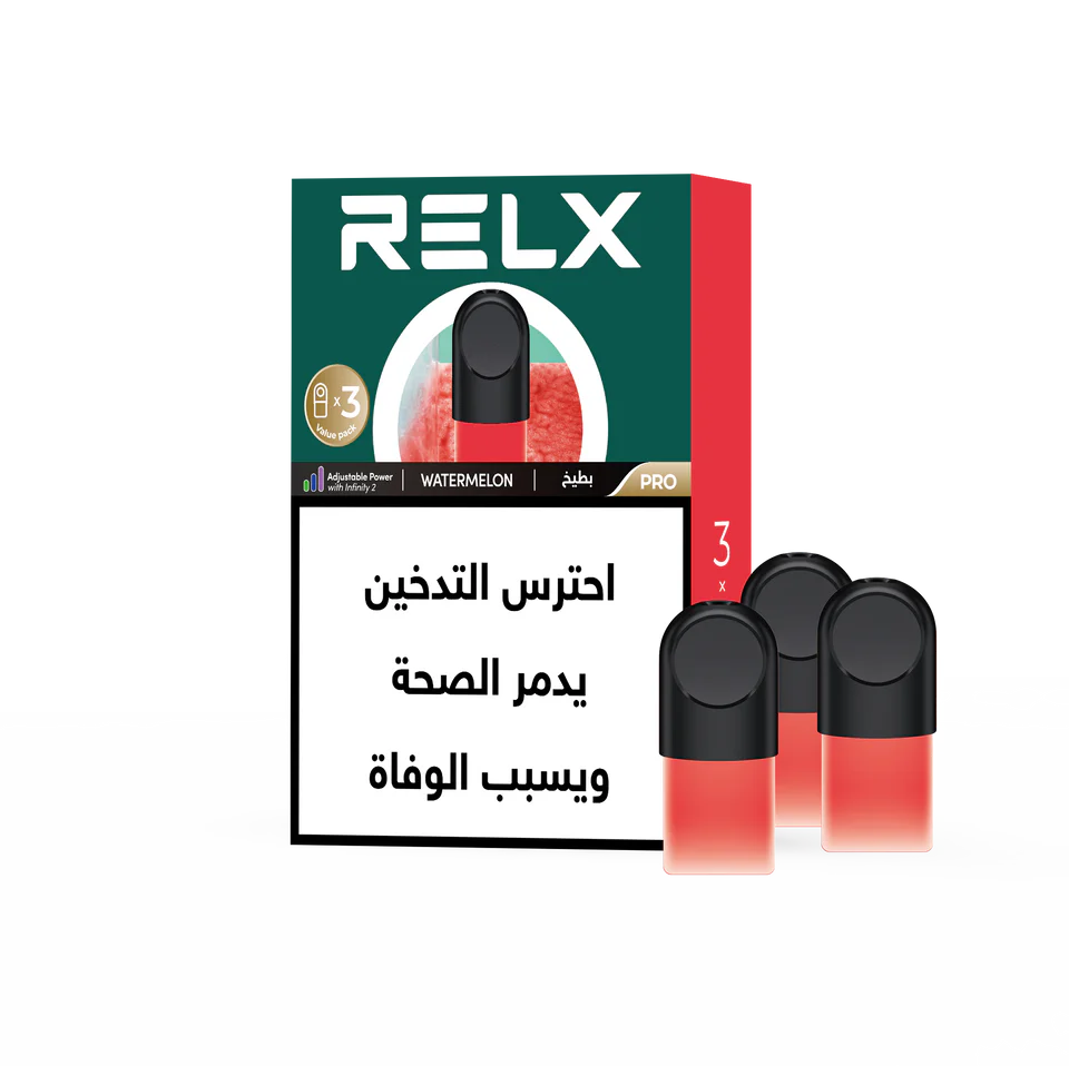 RELX Pod Pro replacement cartridge 2&3 ML غيار بود ريلاكس 2 و 3 ملي معبأة جاهزة 