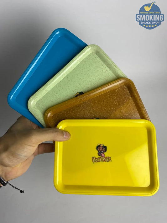 HoneyPuff Rolling Tray — صينية لف من هاني بَف بلاستيكي (ألوان متعددة)