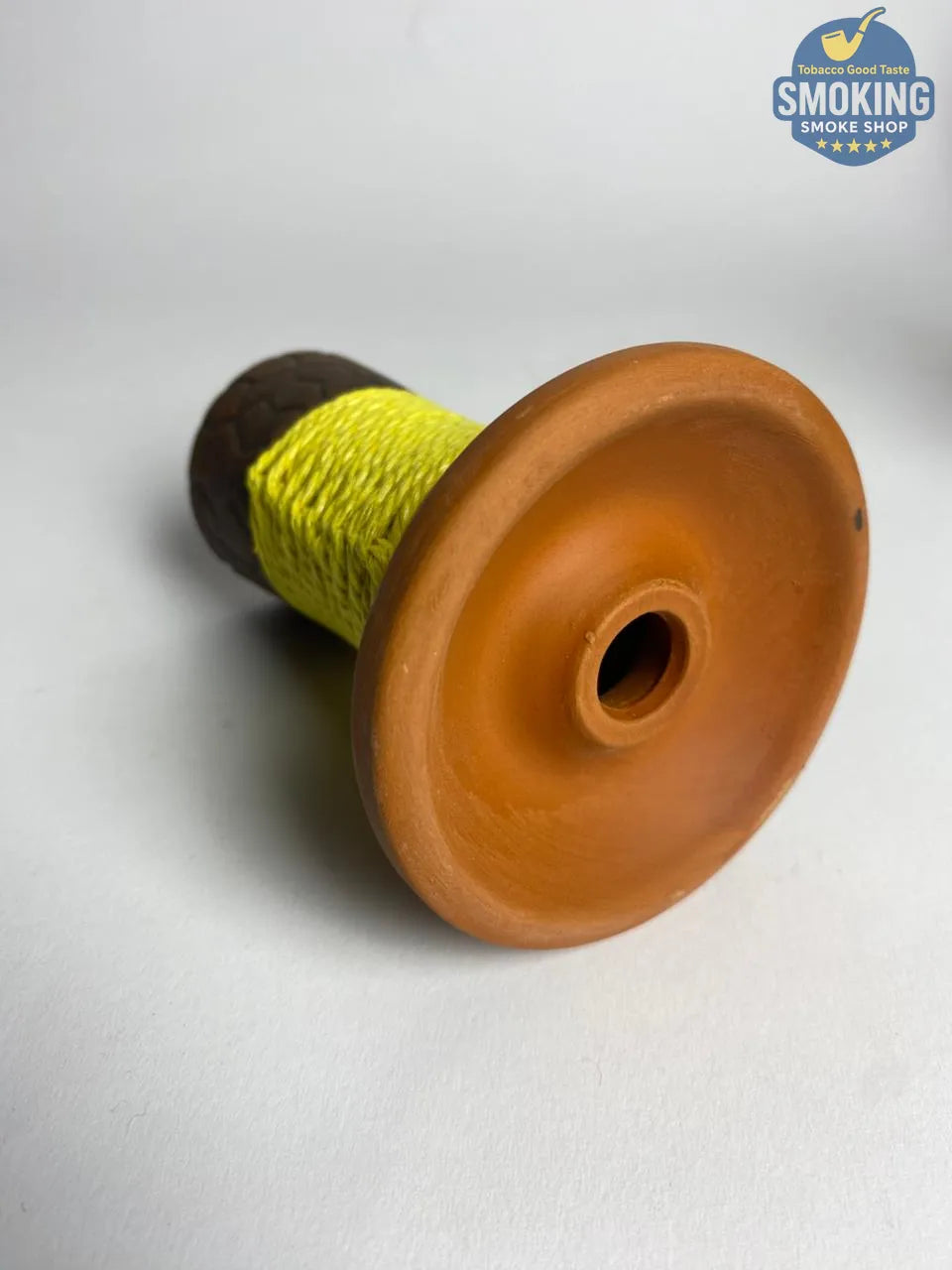 رأس شيشة فخار اسواني فخم ملفوف حبل يدوي – Hookah Clay Bowl Rope Wrapped