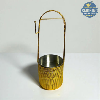 ✨ Golden Charcoal Holder — شيالة فحم ذهبي فاخر