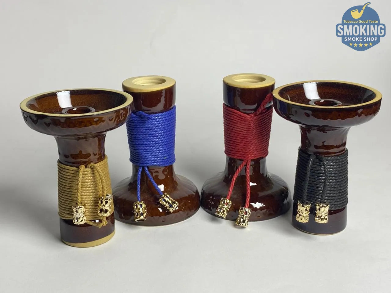 Luxury Oriental Hookah Bowl – رأس ( حجر ) شيشة شرقي فاخر بالحبال الذهبية